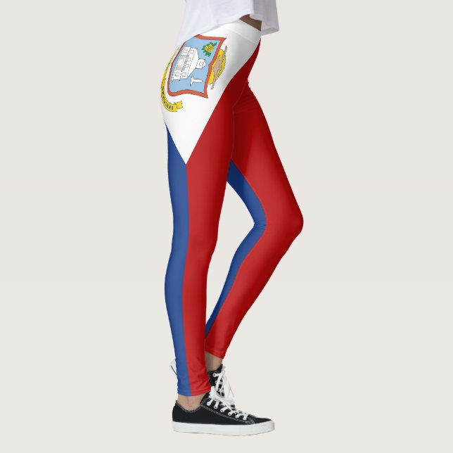 Sint Maartens flagga Leggings (Höger)