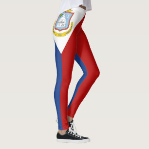 Sint Maartens flagga Leggings