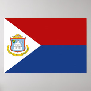 Sint Maartens flagga Poster