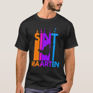 Sint Maartin Färgglada Bubblor T Shirt