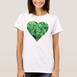 Sint. Patties Day, grönt schrock, Irish hearts T Shirt