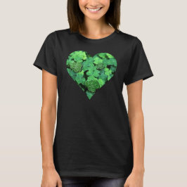 Sint. Patties Day, grönt schrock, Irish hearts T Shirt