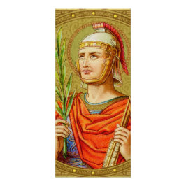 Sint. Sebastian (SNV 24) Anpassade Rack Card 3 Reklamkort