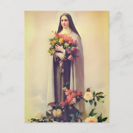 Sint Therese of Lisieux vycard Vykort