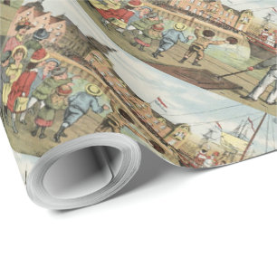 Sinterklaas för dag för St. Nicks holländsk Presentpapper