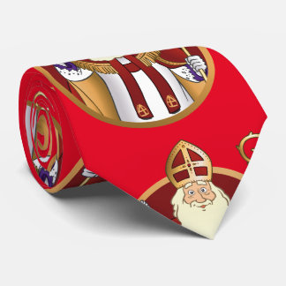 Sinterklaas helgdag necktie - Julen 2022 tie Slips