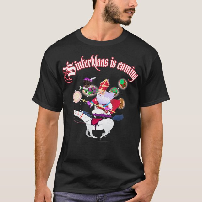 Sinterklaas-julprydnad T Shirt (Framsida)