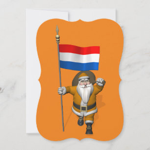 Sinterklaas med tecken på Nederländerna
