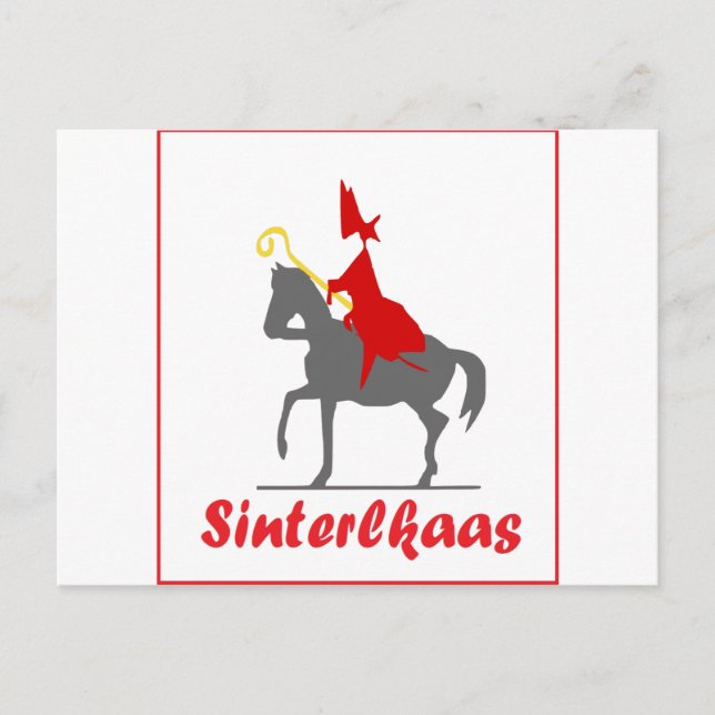 Sinterklaas Vykort (Framsida)