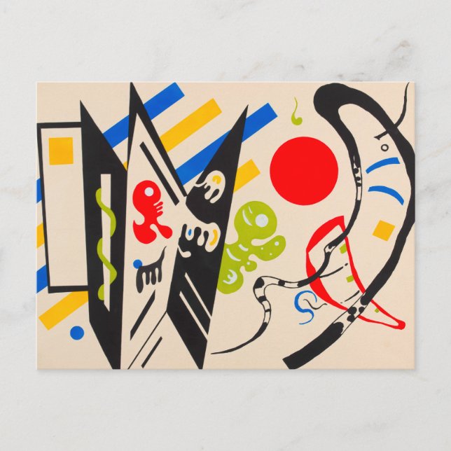 Sinthesi Stencil 1935 av Wassily Kandinsky Vykort (Framsida)