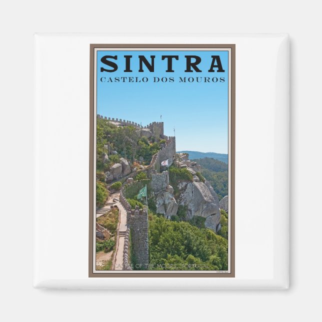 Sintra - Moorernas slott Magnet (Framsidan)