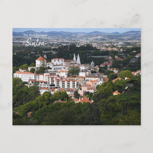 Sintra National Palace, Portugal Vykort (Framsida)