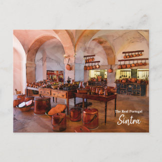 Sintra Palace Copper Pot Kitchen Vykort