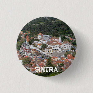 Sintra-palatset ovanifrån i Sintra, Portugal Knapp