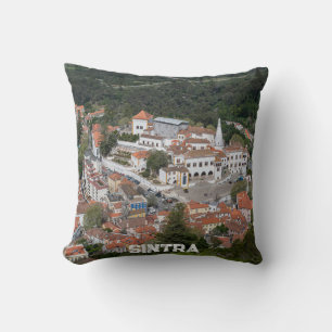 Sintra-palatset ovanifrån i Sintra, Portugal Kudde