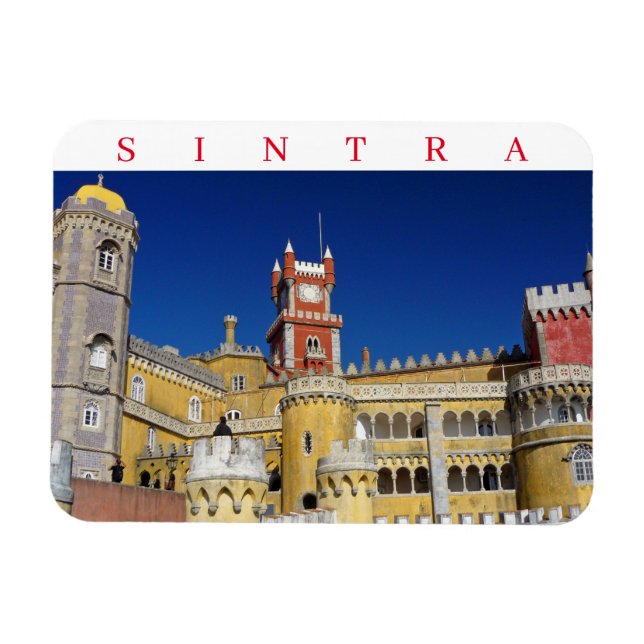 Sintra Pena Palace kylmagnet Magnet (Horisontell)