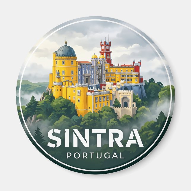 Sintra Portugal Magnet (Framsidan)