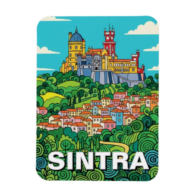 Sintra Portugal Resa Magnet (Vertikal)