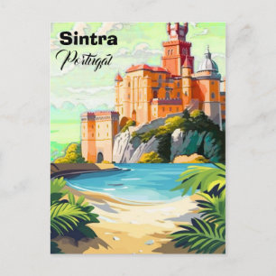 Sintra Portugal Resa Postkort Konst, Sintra Portug Vykort