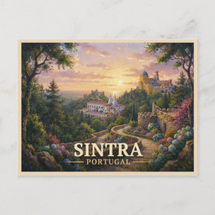 Sintra Portugal Resa Vykort