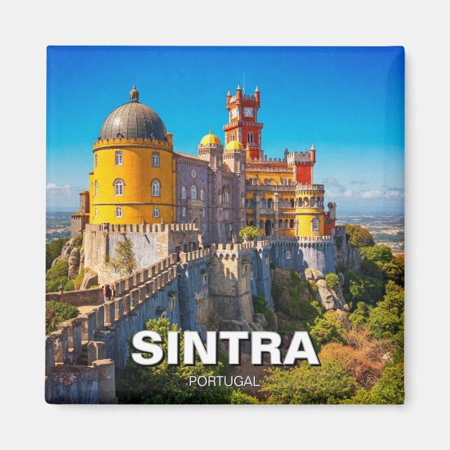 Sintra Portugal Travel Magnet (Framsidan)