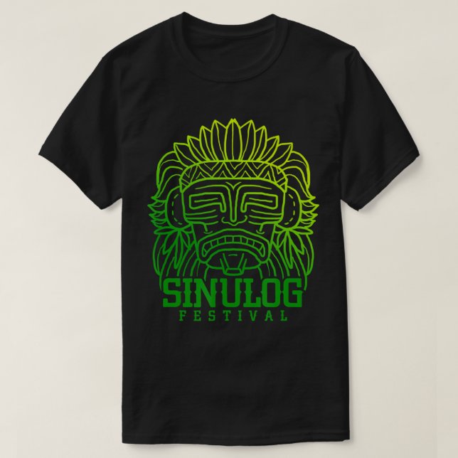 Sinulog Festival Cebu City Filipino Viva Pit Senio T Shirt (Design framsida)