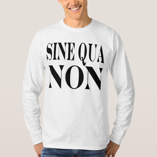 Sinus - qua - non berömdt latinskt tee (Framsida)