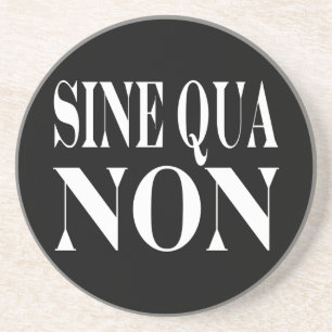 Sinus - qua - non berömdt latinskt underlägg