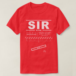 Sion Airport HERR T-Shirt