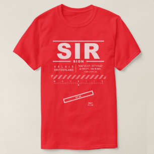 Sion Airport HERR T-Shirt
