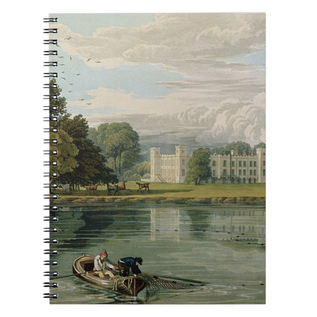 Sion House, graverad av Robert Havell (1769-1832) Anteckningsbok (Framsidan)