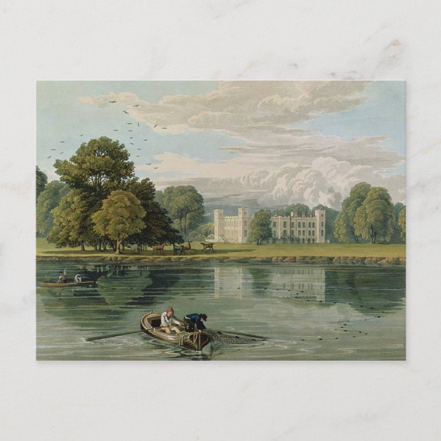 Sion House, ingiven av Robert Havell (1769-1832) Vykort (Framsida)