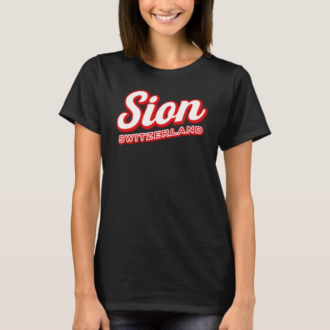 Sion Schweiz T Shirt (Framsida)