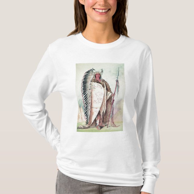 Sioux chef, 'den svart Rock'en T-shirt (Framsida)