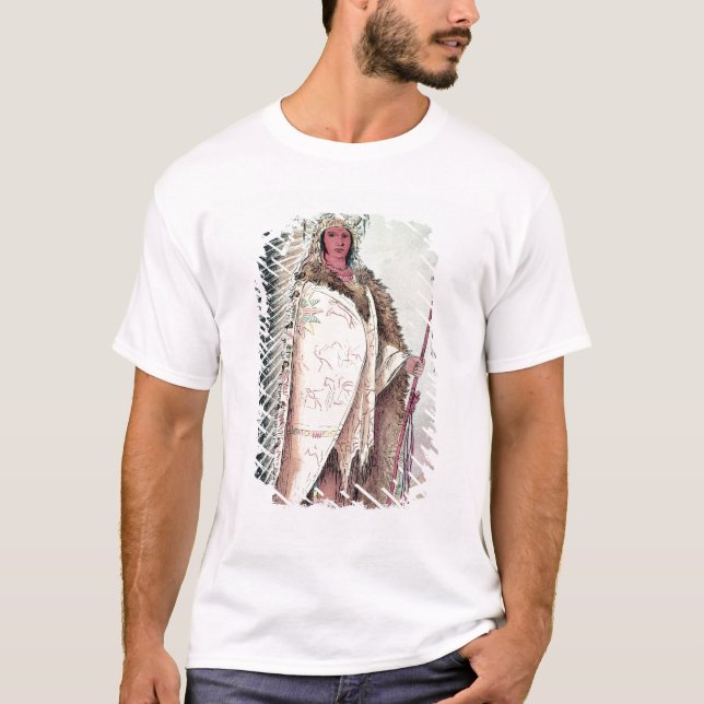 Sioux chef, 'den svart Rock'en T Shirt (Framsida)