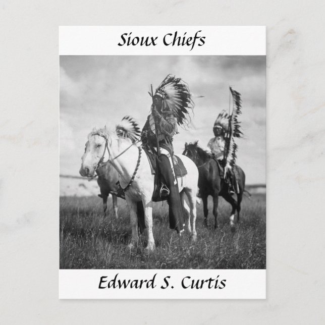 Sioux Chiefs, 1905 Vykort (Framsida)
