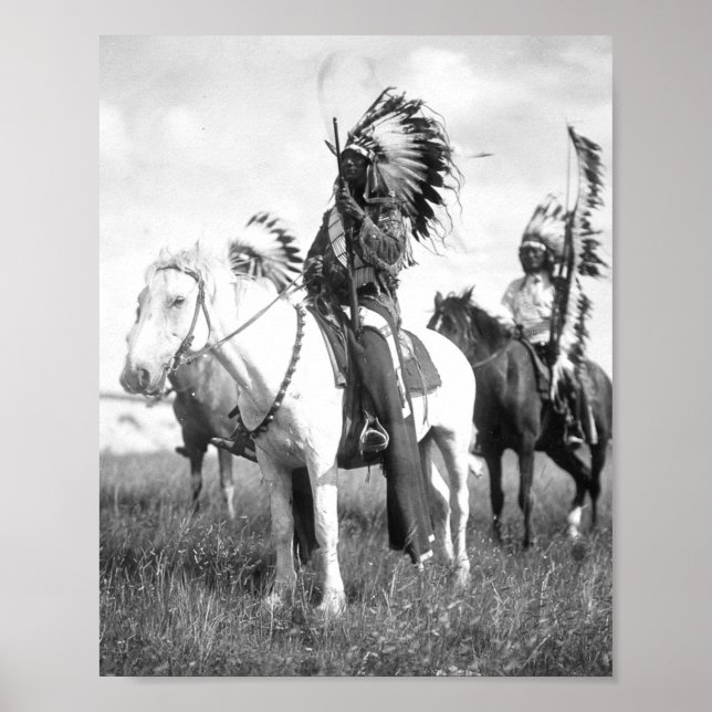 Sioux Chiefs Edward S Curtis Poster (Framsidan)