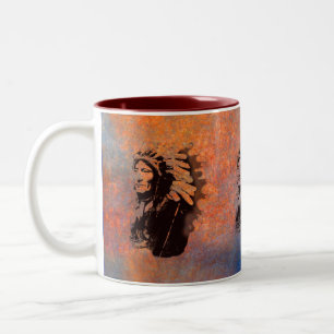 Sioux Chieftain Native American Gift Mugg