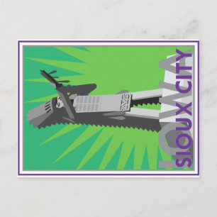 Sioux City, IA-vykort Vykort