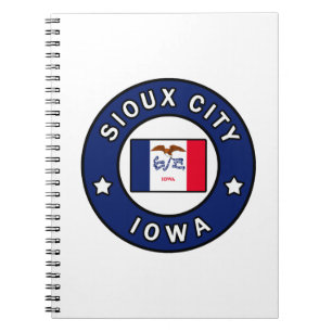 Sioux City Iowa Anteckningsbok