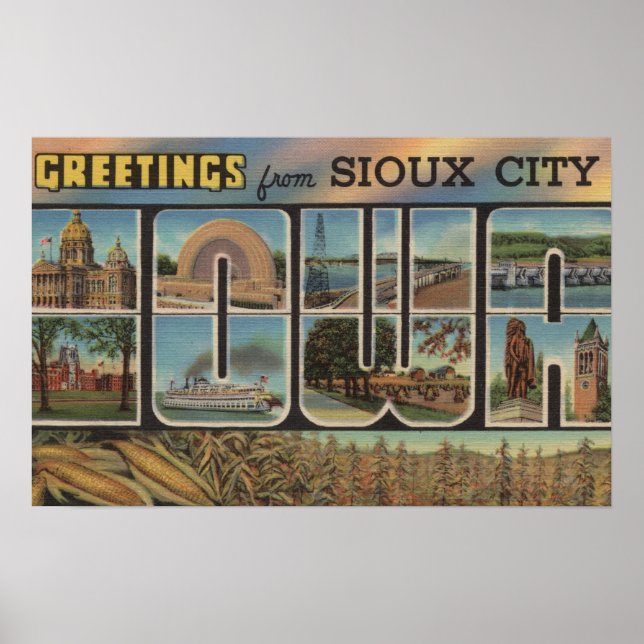Sioux City, Iowa - Stora Brev Scenes 2 Poster (Framsidan)