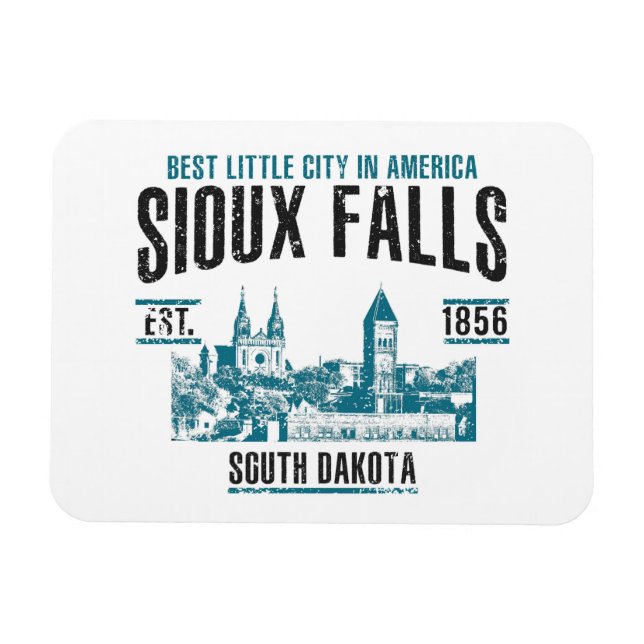 Sioux Falls Magnet (Horisontell)