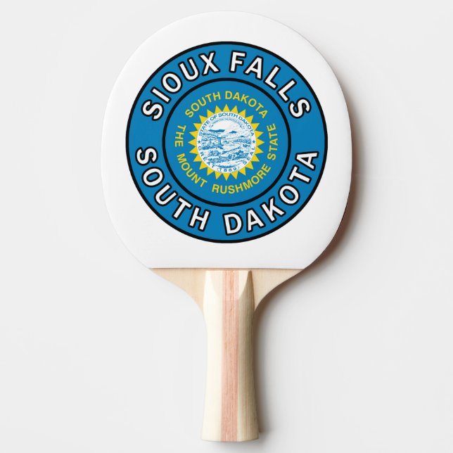 Sioux Falls South Dakota Pingisracket (Framsidan)