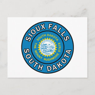 Sioux Falls South Dakota Vykort