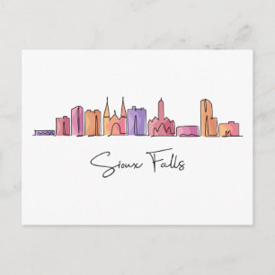Sioux Falls SYDDAKOTA Vykort