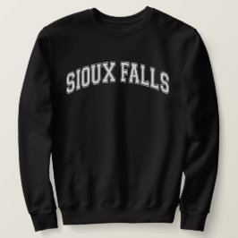 SIOUX FALLS Universiteten-Stil Sweater College Lång Ärmad Tröja