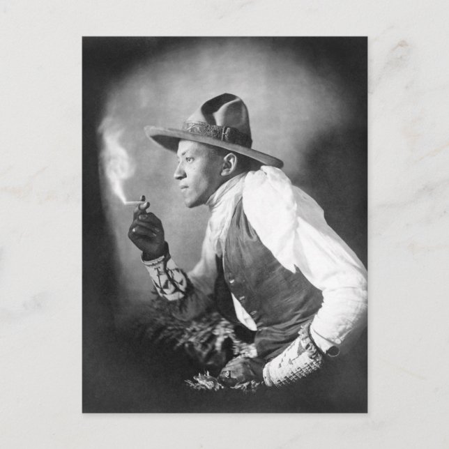 Sioux Indian 1908 Vykort (Framsida)
