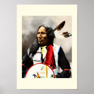 Sioux-indianhövding Poster