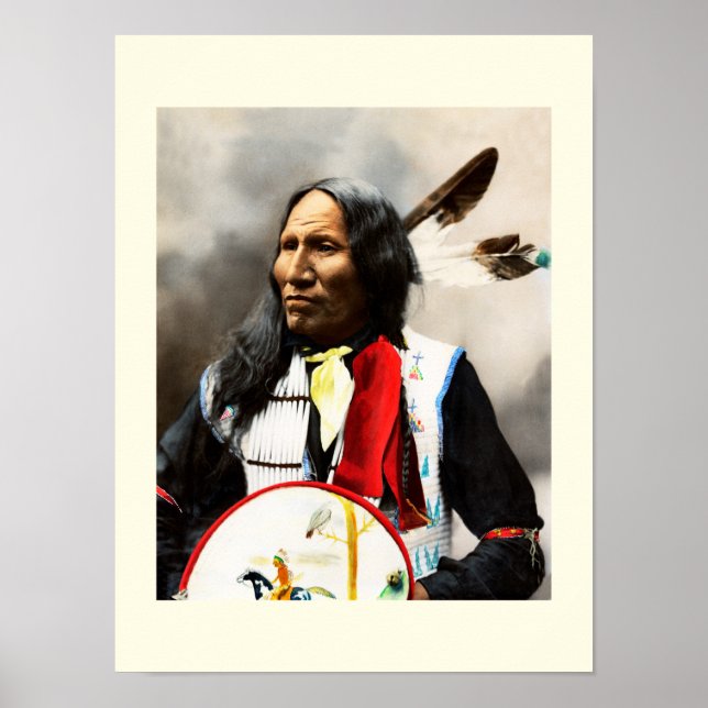 Sioux-indianhövding Poster (Framsidan)