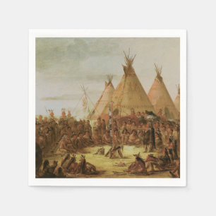 Sioux krigråd pappersservett